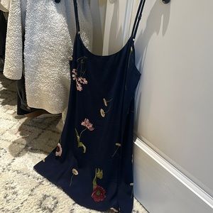 Reformation floral mini dress